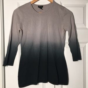 Grey to Black Ombré Top
